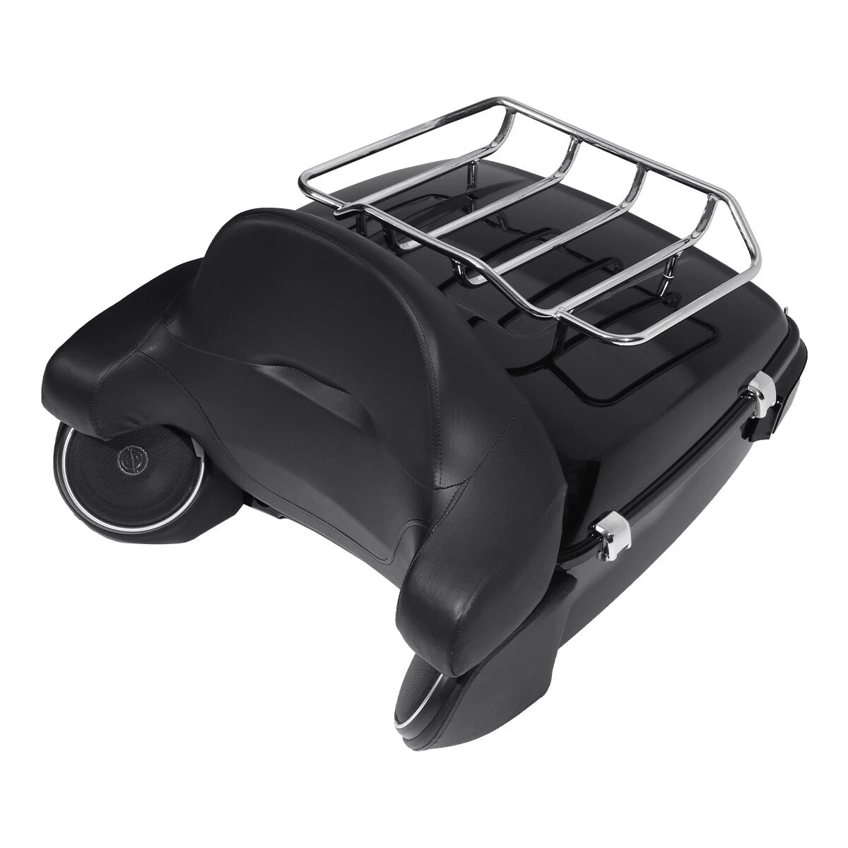King Trunk Pad Light Rack Speakers Docking For Harley Electra Road Glide 2014-26