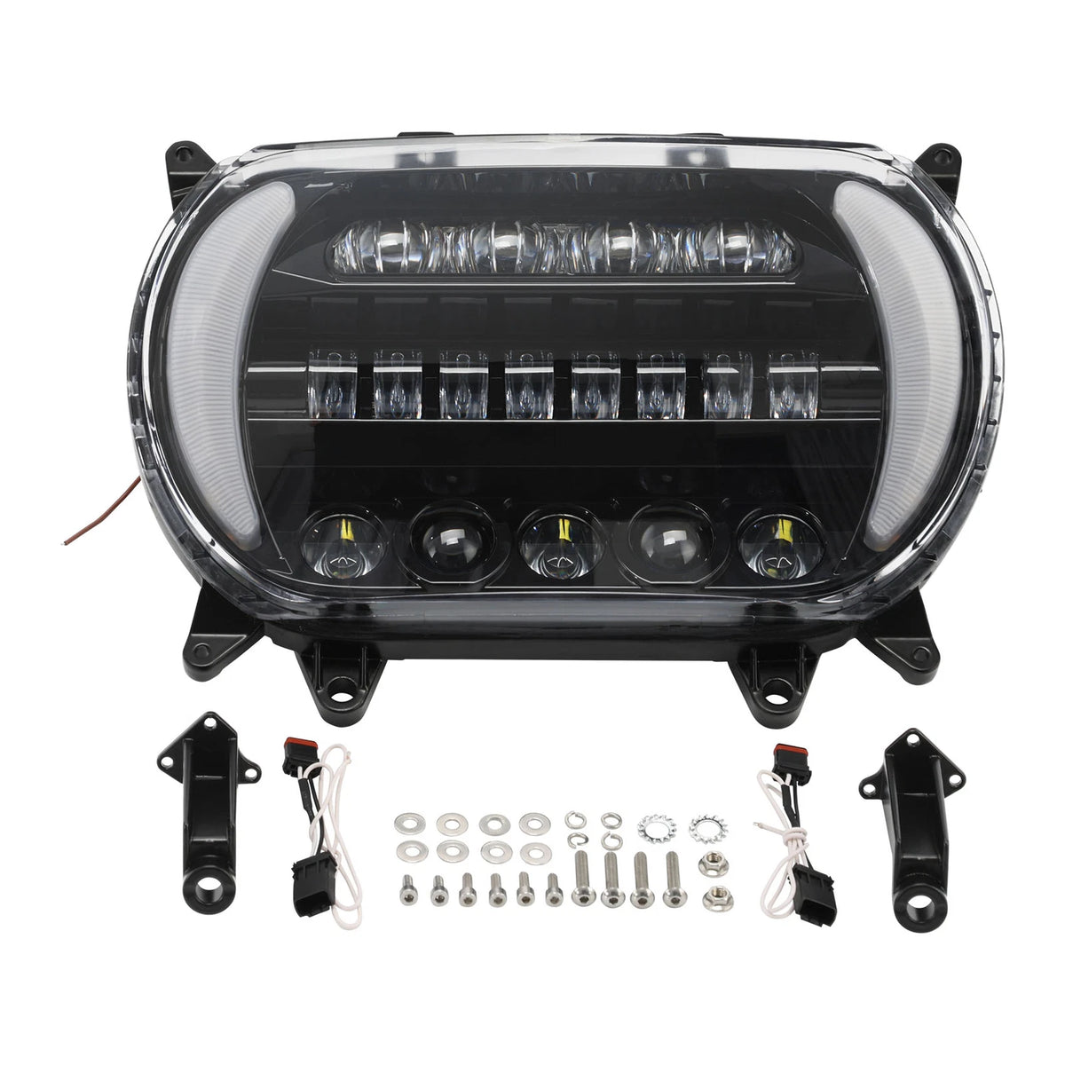 Front LED Headlight Assembly Turn Signal Light For Harley Road Glide FLTRX 15-23
