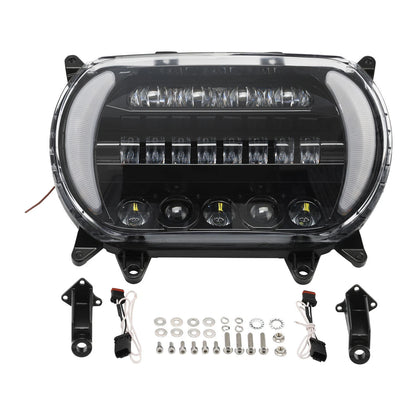 Front LED Headlight Assembly Turn Signal Light For Harley Road Glide FLTRX 15-23