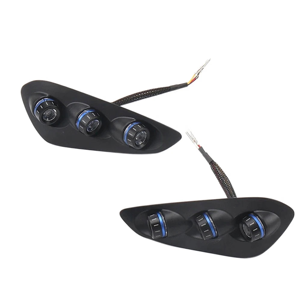 Integrated Tail Light Rear Turn Signal Light Blue For BMW S1000RR 2023 2024