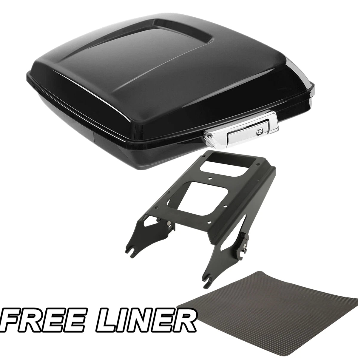5.5" Razor Trunk Black Mount Rack Fit Fit For Harley Touring 09-13 US