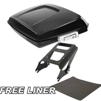 5.5" Razor Trunk Black Mount Rack Fit Fit For Harley Touring 09-13 US