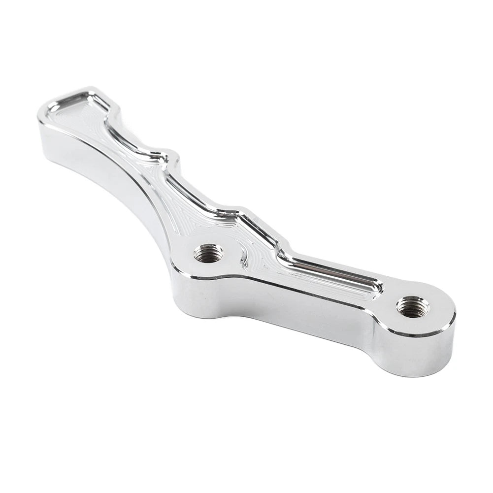 CNC Motorcycle Radial Front Brake Caliper Mount Bracket For Harley Chrome