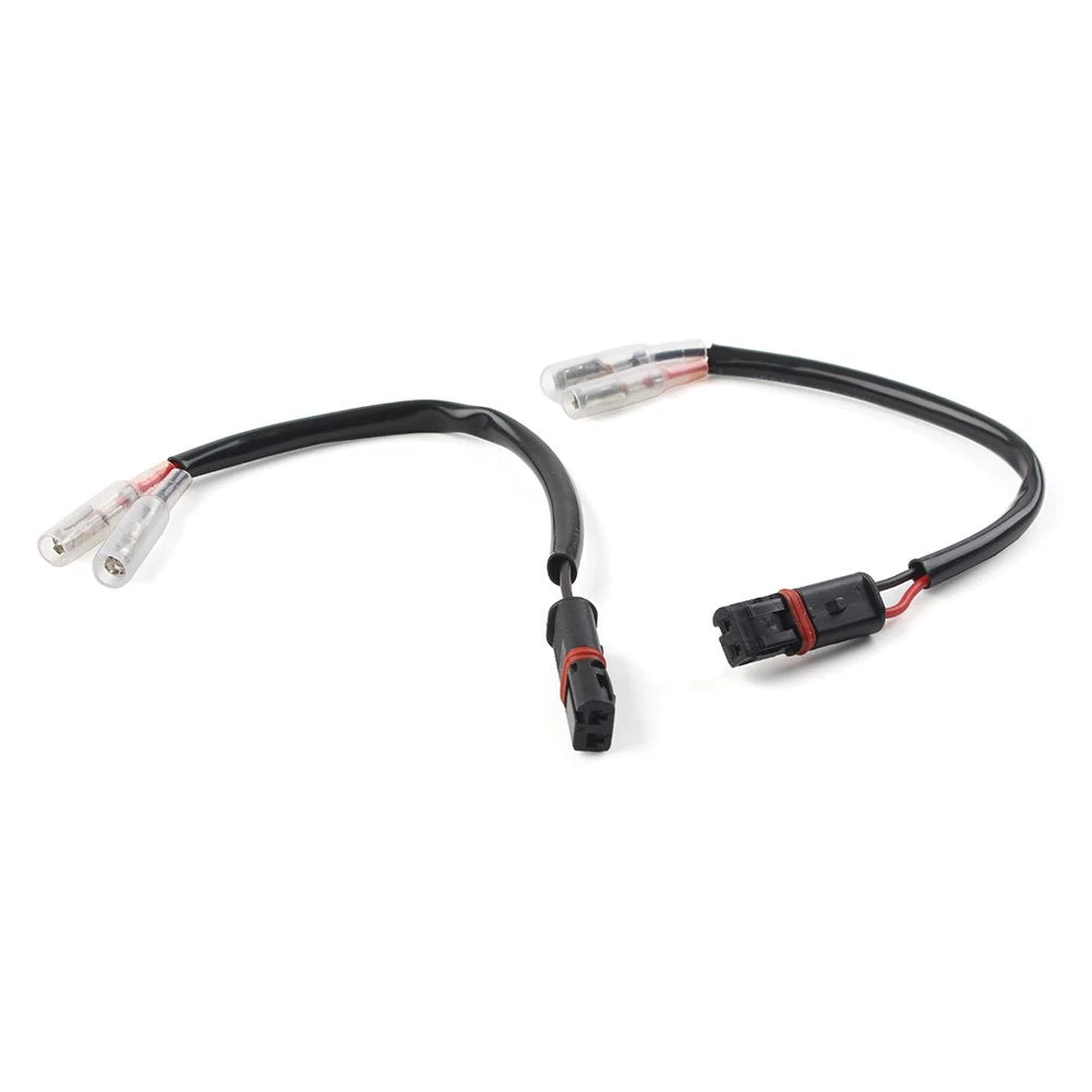 Turn Signal Wire Adapter Plug Connector For BMW S1000RR R850GS R1200GS Pair 12V
