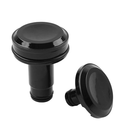 Black Front Axle Nut Caps Cover For Softail Low Rider ST FXLRST 2022-2026