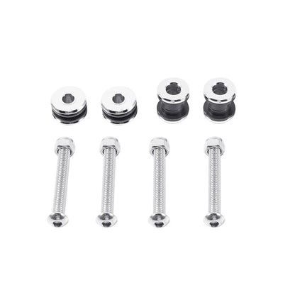 Black Solo Luggage Rack Docking Hardware Kit For Harley Sportster 883 1200 04-22