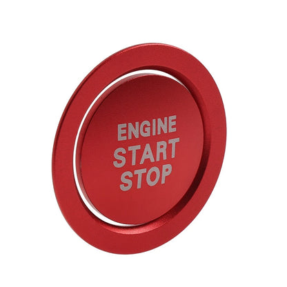 Red Engine Start Stop Push Button Cover Ring For Toyota Tacoma Yaris Prius Red