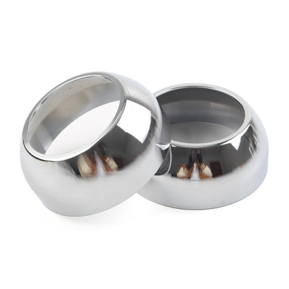 US  Chrome Front Fork Boot Cap Covers 39mm For Harley Sportster Dyna FXR FXD us