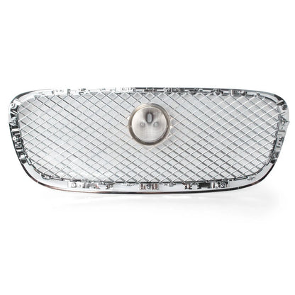 All Chrome Upper Grille Front Center Grill For Jaguar XF XFR 2012 2013 2014 2015