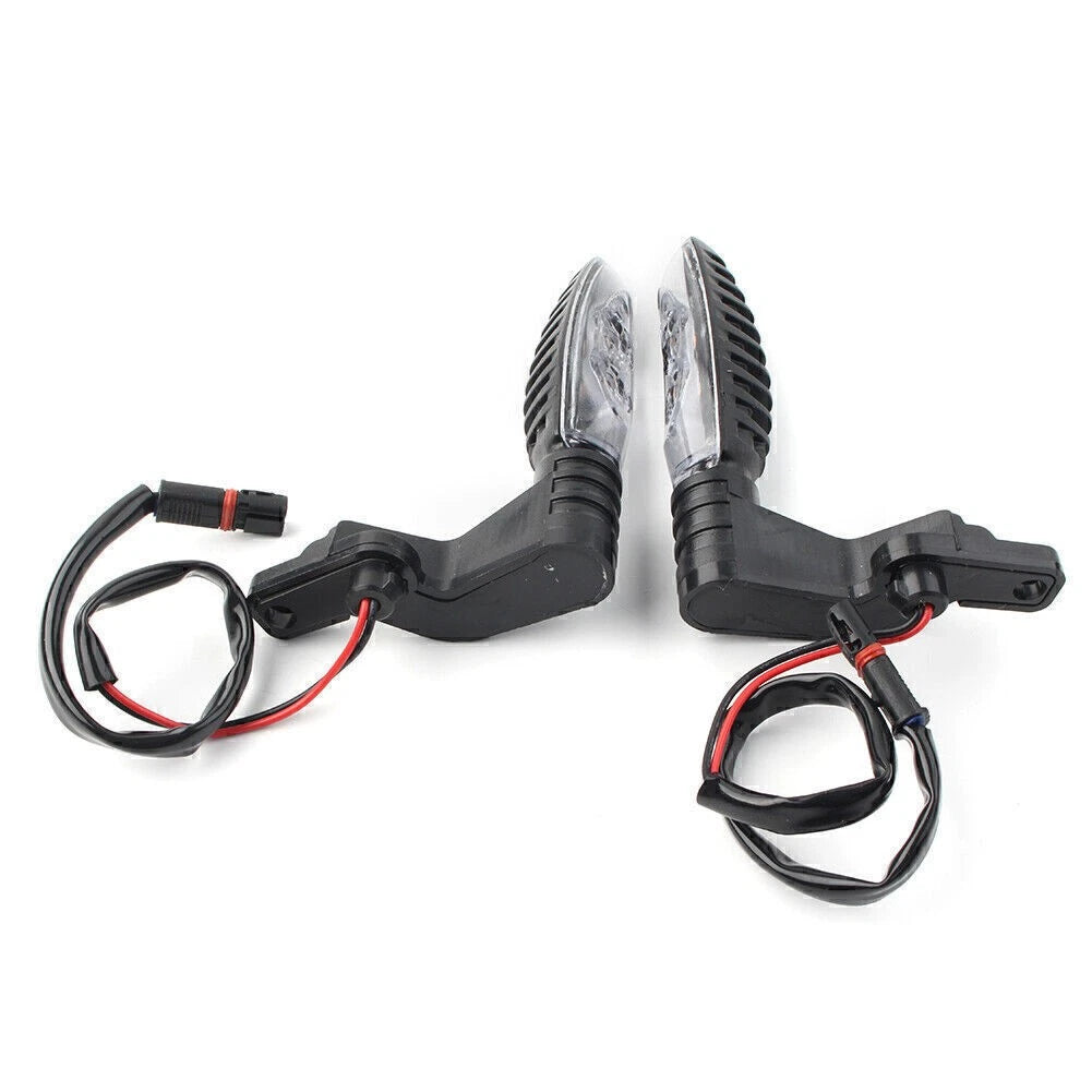 2x Amber LED  Rear Turning Signal Blinker Light for BMW F800 GS/R/S R1200 clear