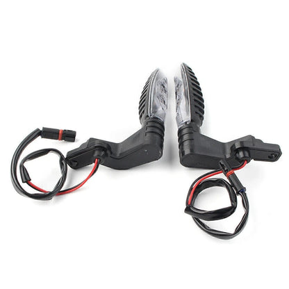 2x Amber LED  Rear Turning Signal Blinker Light for BMW F800 GS/R/S R1200 clear