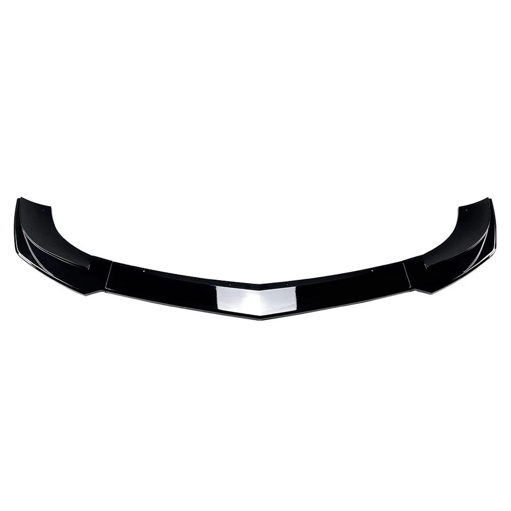 Front Bumper Spoiler For Mercedes Benz C Class W204 S204 Facelift 11-14 Black