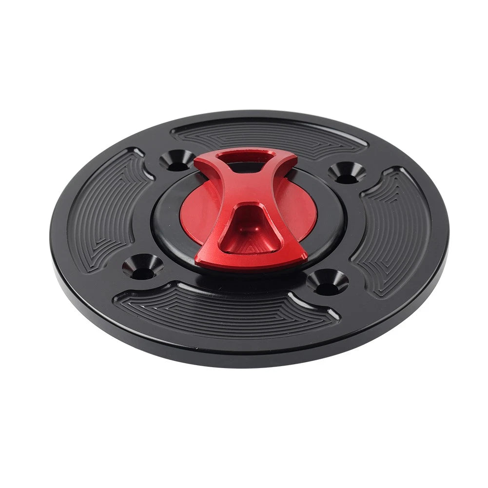 Gas Fuel Tank Cap Cover CNC Red For DUCATI Panigale V4/S/R 2018-2021