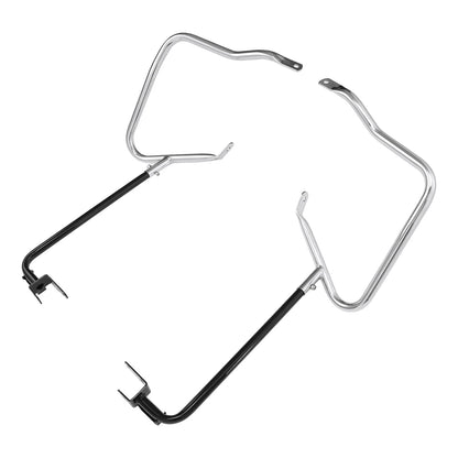 Saddlebag Bracket Guard Crash Bar For Harley Touring CVO Street Road Glide 23-Up