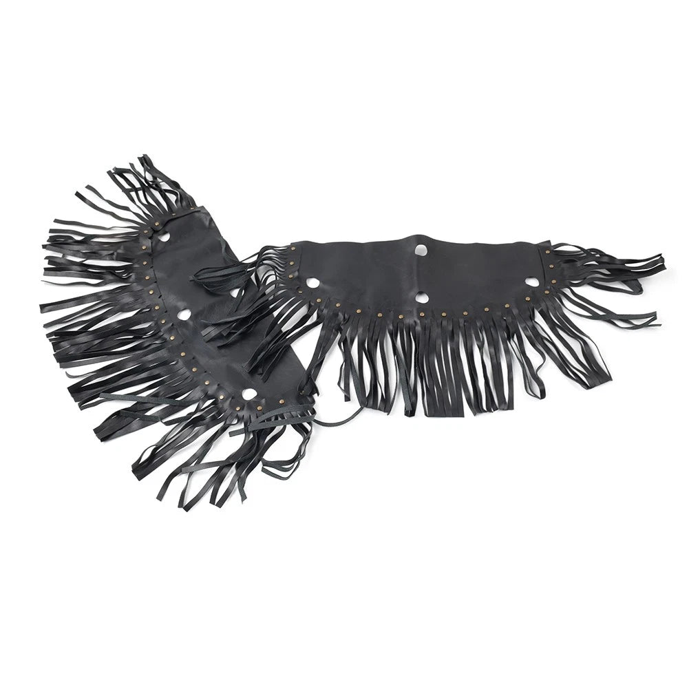Motorcycle Front Rider Floorboard Fringe Covers For Honda For Yamaha For Harley