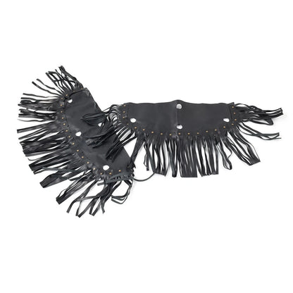 Motorcycle Front Rider Floorboard Fringe Covers For Honda For Yamaha For Harley