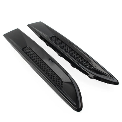 Front Fender Air Vent Outlet Grille Trim Black For Jaguar XE F-Pace 2016-2020
