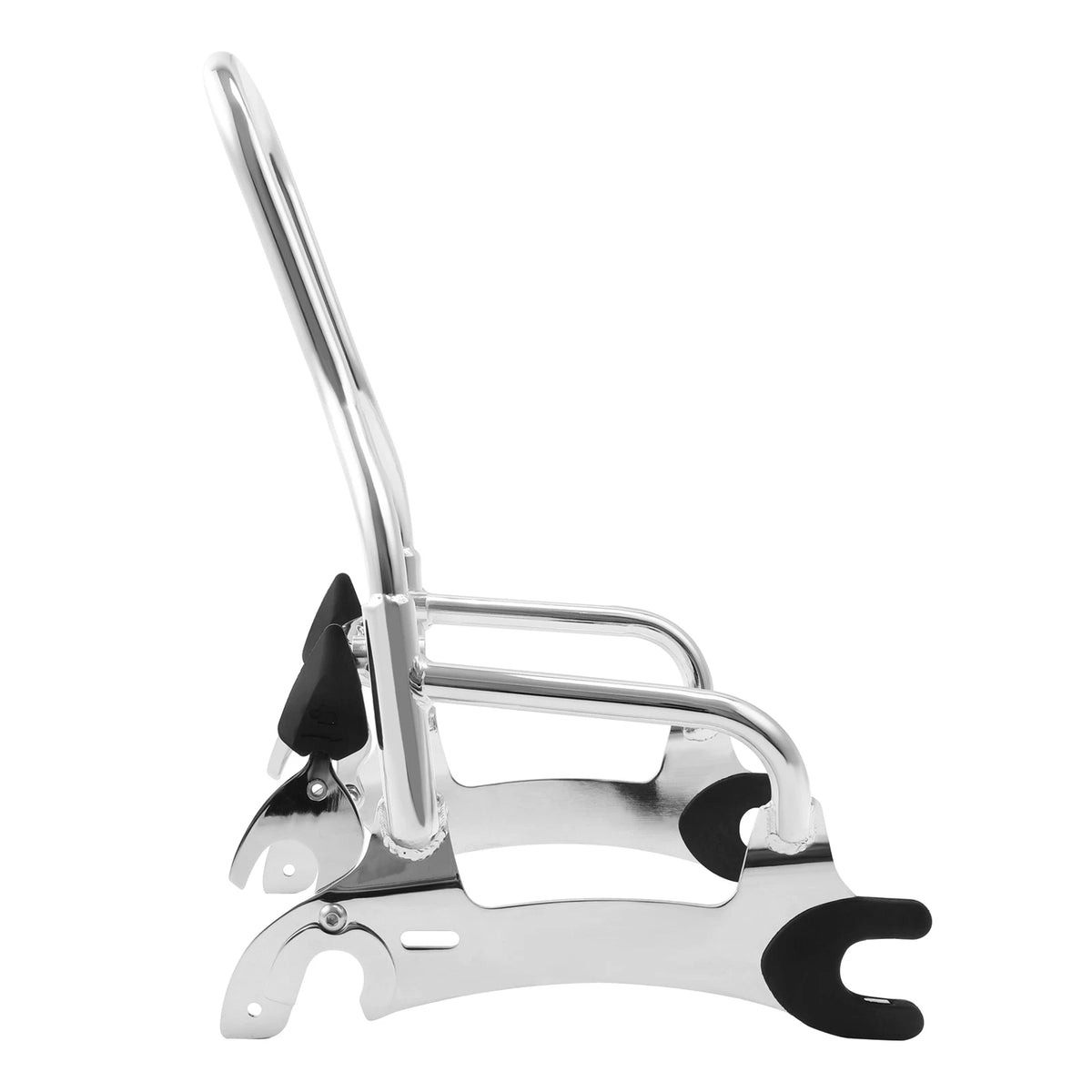 Chrome 12" Backrest Sissy Bar Luggage Rack For Indian Chief Dark Horse 14-18 15
