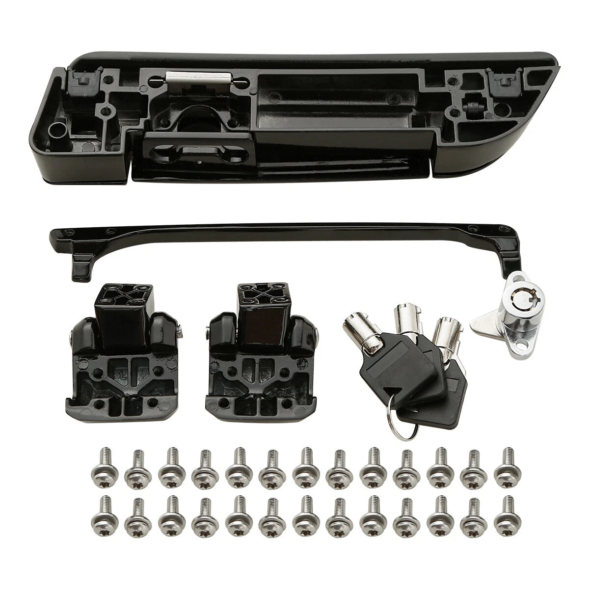 Black Trunk Lids Latches Fit For Harley Davidson Touring Electra Glide 2014-Up