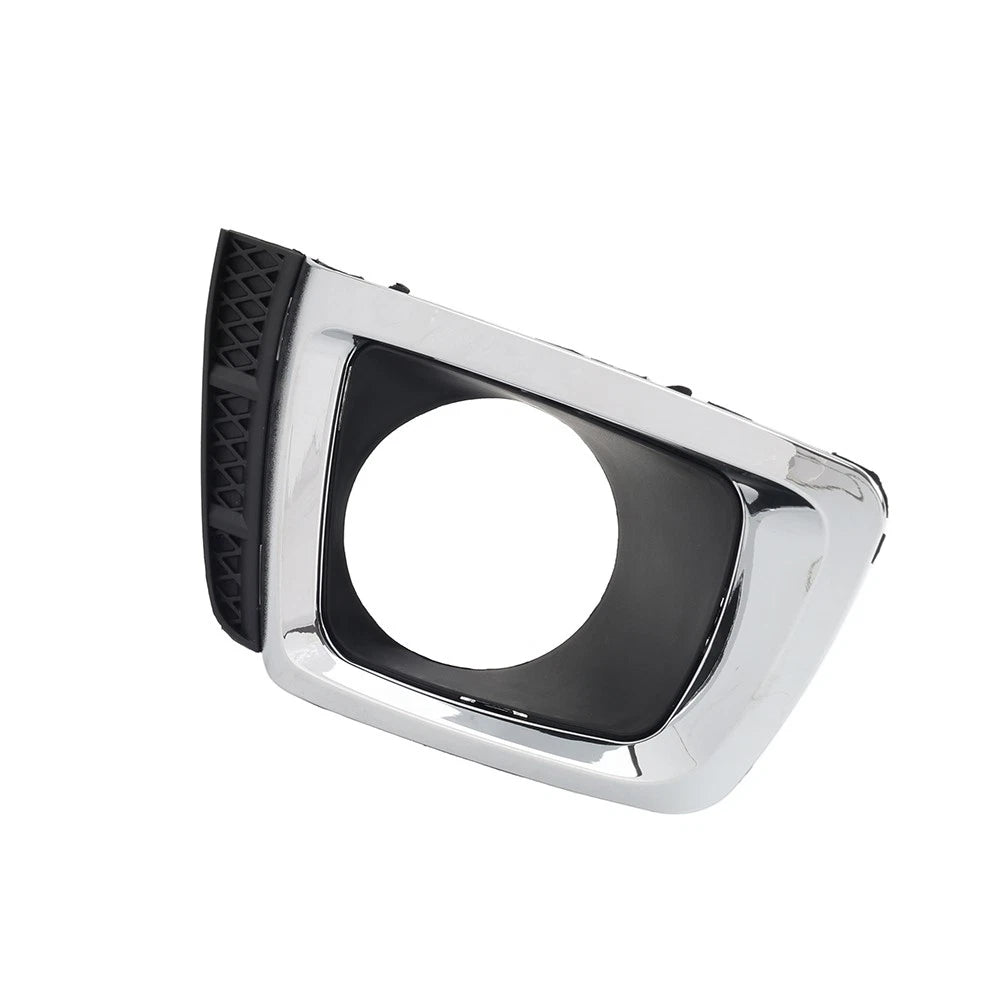 Front Bumper Fog Light Bezel Chrome+Black For Subaru Forester 2014-2018 Right