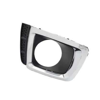 Front Bumper Fog Light Bezel Chrome+Black For Subaru Forester 2014-2018 Right