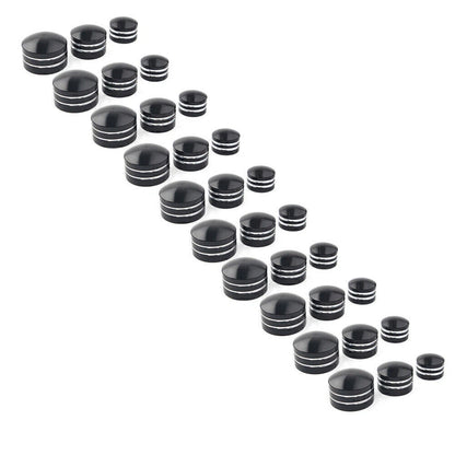 11mm Inner Schrauben Motor Bolt Topper Caps Cover Fit Harley Dyna V-Rod Black