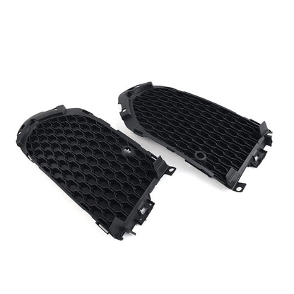 Closed Mesh Front Bumper Fog Light Lamp Grill With PDC For Jaguar F-Pace 2016-20