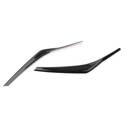 Headlight Eyebrow Decoration Cover Trim Black Fit Toyota Camry SE XSE 2018-2024