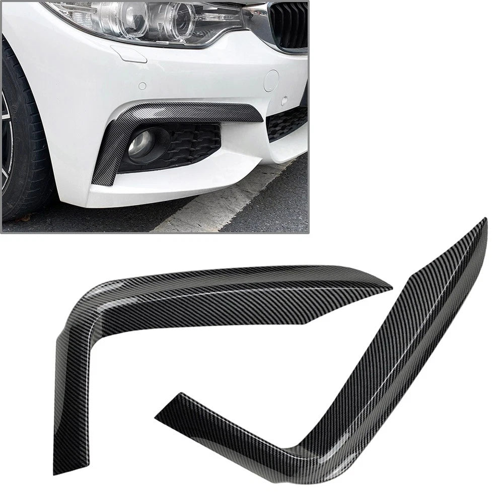Front Bumper Lip Splitter Spoiler For BMW 4 Series F32 F33 F36 M Sport 2014-20
