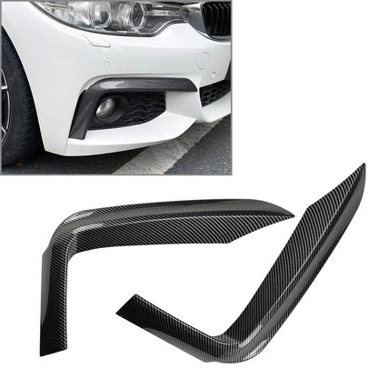 Front Bumper Lip Splitter Spoiler For BMW 4 Series F32 F33 F36 M Sport 2014-20