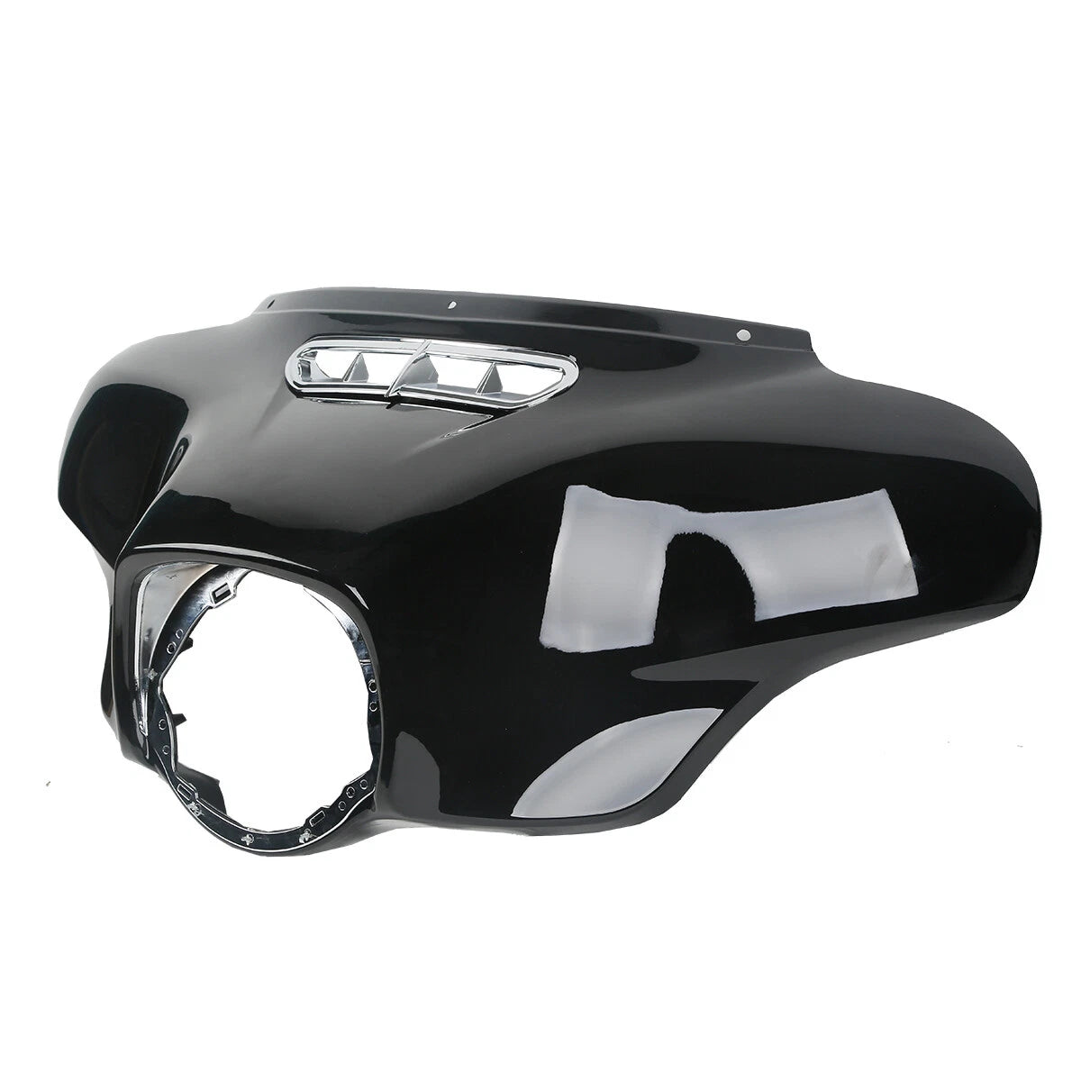 Vivid Black Outer & Inner Batwing Fairings Fit For Harley Electra Glide 14-Up 15