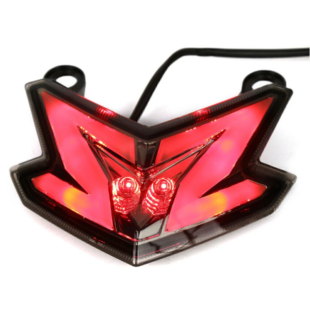 LED Taillight Integrated Turn Signal For Kawasaki Ninja Z800 ZX6R 636 Z125 Smoke