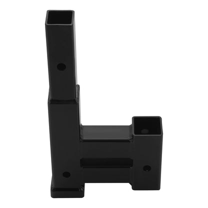 Rear Dual 2" Trailer Hitch Receiver Rise Drop Extender Adapter Tow Truck 4000LB
