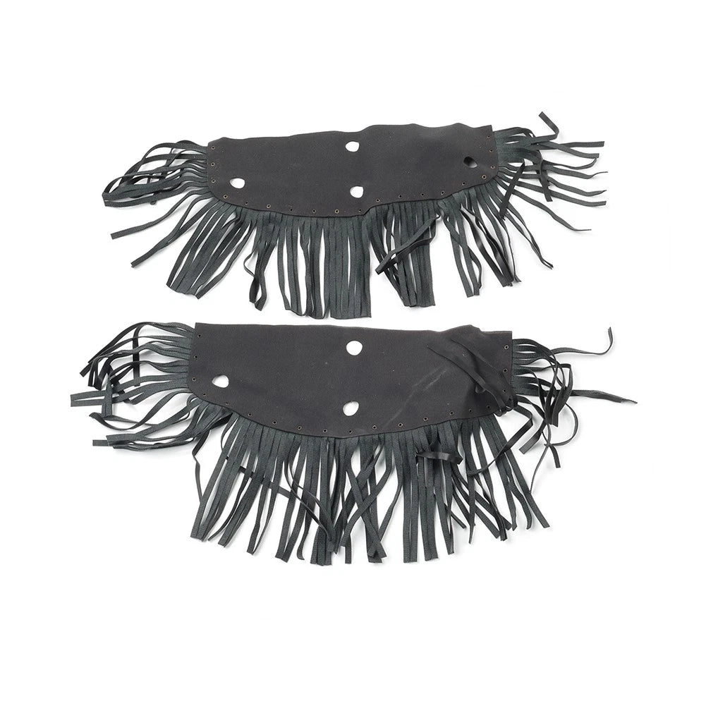 Motorcycle Front Rider Floorboard Fringe Covers For Honda For Yamaha For Harley