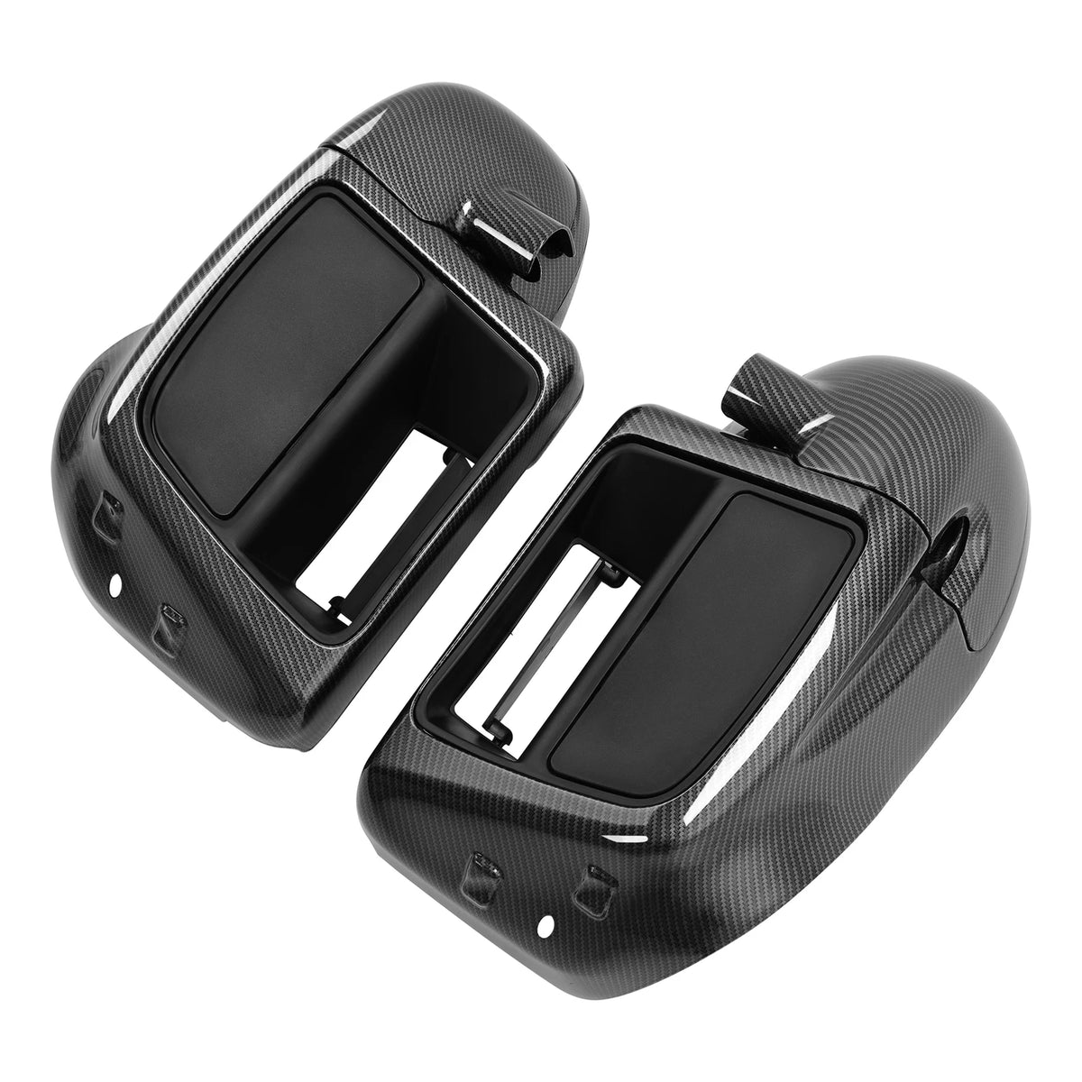 Carbon Fiber Lower Vented Fairing Glove Box For Harley Touring Road King 2014-Up