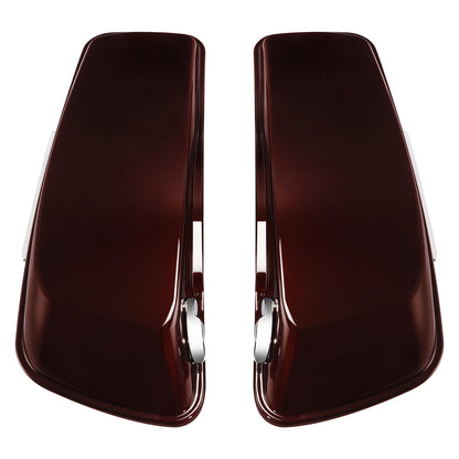 5" Stretched Saddlebags Fit For Harley Street Road Glide 14-23 Midnight Crimson