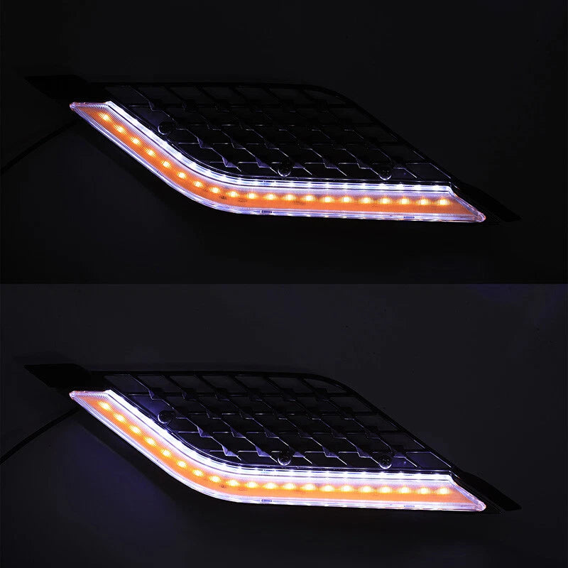 LED Radiator Grill Panels Light Fit For Honda Gold Wing Tour DCT Airbag 18-Up US