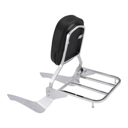 Sissy Bar Back Rest Luggage Rack Fit For Suzuki Intruder/Volusia VL800 2001-2011