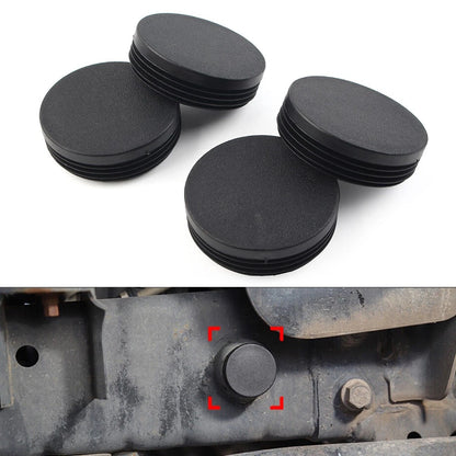 Chassis Frame Tube Hole Cover Plugs For Jeep Wrangler JL 2018+ Gladiator JT