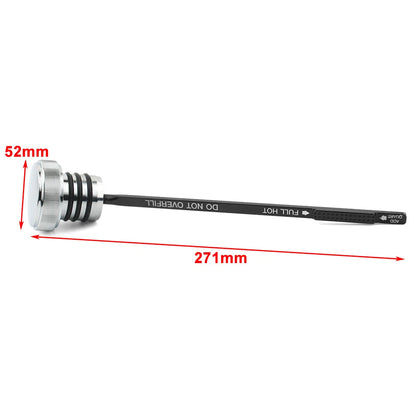 Oil Dipstick Chrome For Harley FXD FXDX FXDL Dyna 1999-2005