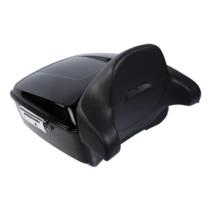 Black King Trunk Pad Mount Rack Fit For Harley Touring Road Glide King 09-13 11