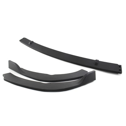 Matte Black Front Bumper Lip Chin Spoiler Splitter for Toyota Camry 2018-2020