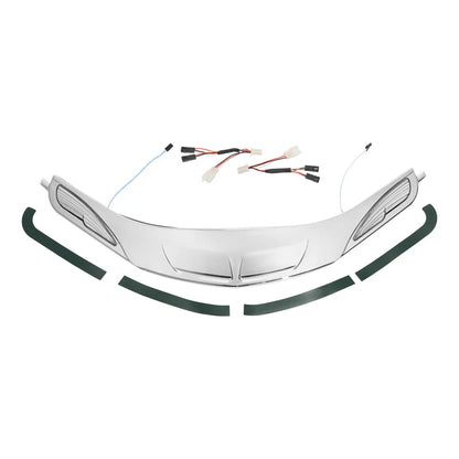 Chrome Windshield Trim & Light Fit For Honda Goldwing GL1800 01-17 F6B 13-17 US