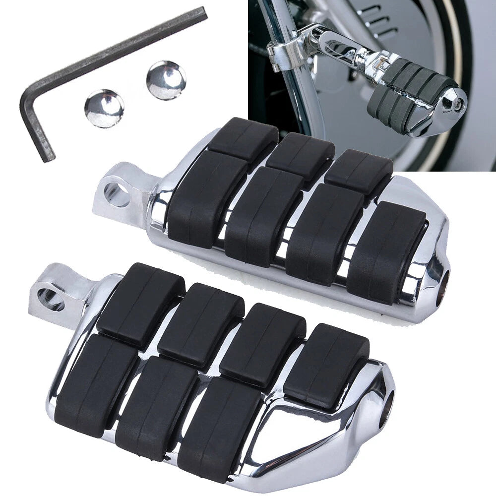 Motorcycle Highway Foot Pegs Footrest Pedals For Harley Touring Road King Glide