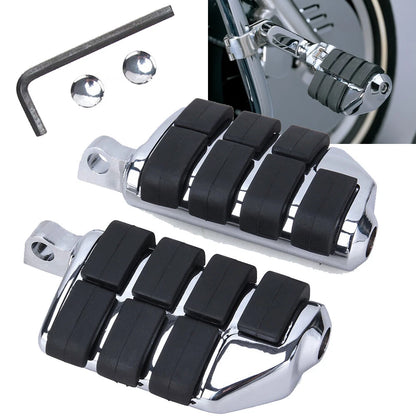 Motorcycle Highway Foot Pegs Footrest Pedals For Harley Touring Road King Glide