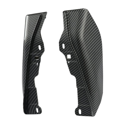 Carbon Fiber Vivid Black Mid-Frame Air Deflector For Harley Electra Glide 09-23