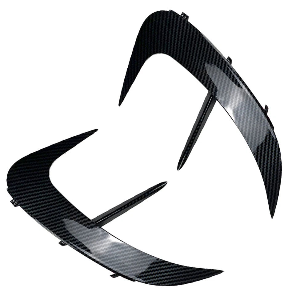 2X Rear Bumper Splitter Spoiler Canard Air Vent For Mercedes Benz C-Class W206