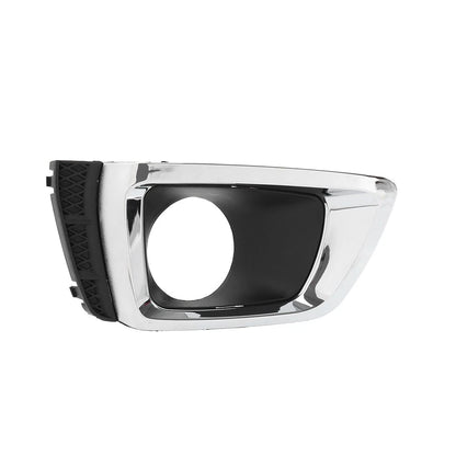 Front Bumper Fog Light Bezel Chrome+Black For Subaru Forester 2014-2018 Right