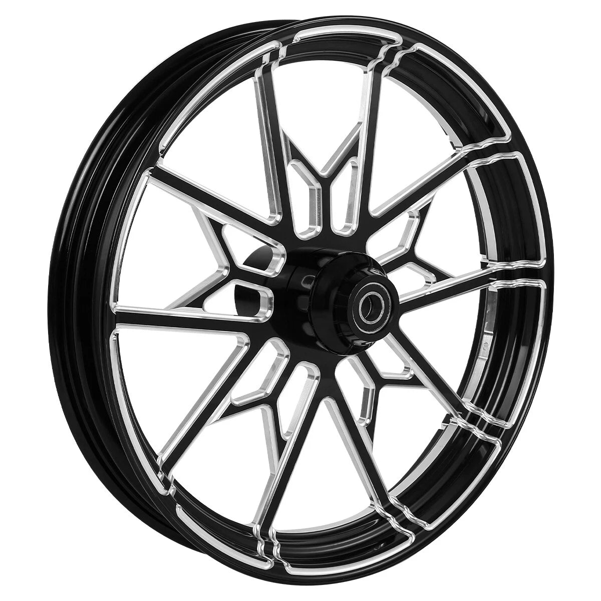 21" Front Fender Wheel Rim Single Disc Hub For Harley Touring Road Glide 2008-13