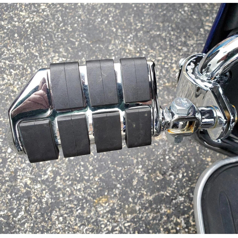 Anti Vibration Rubber Lion Paw Foot Rest Pegs Fit For Harley Softail Dyna Chrome